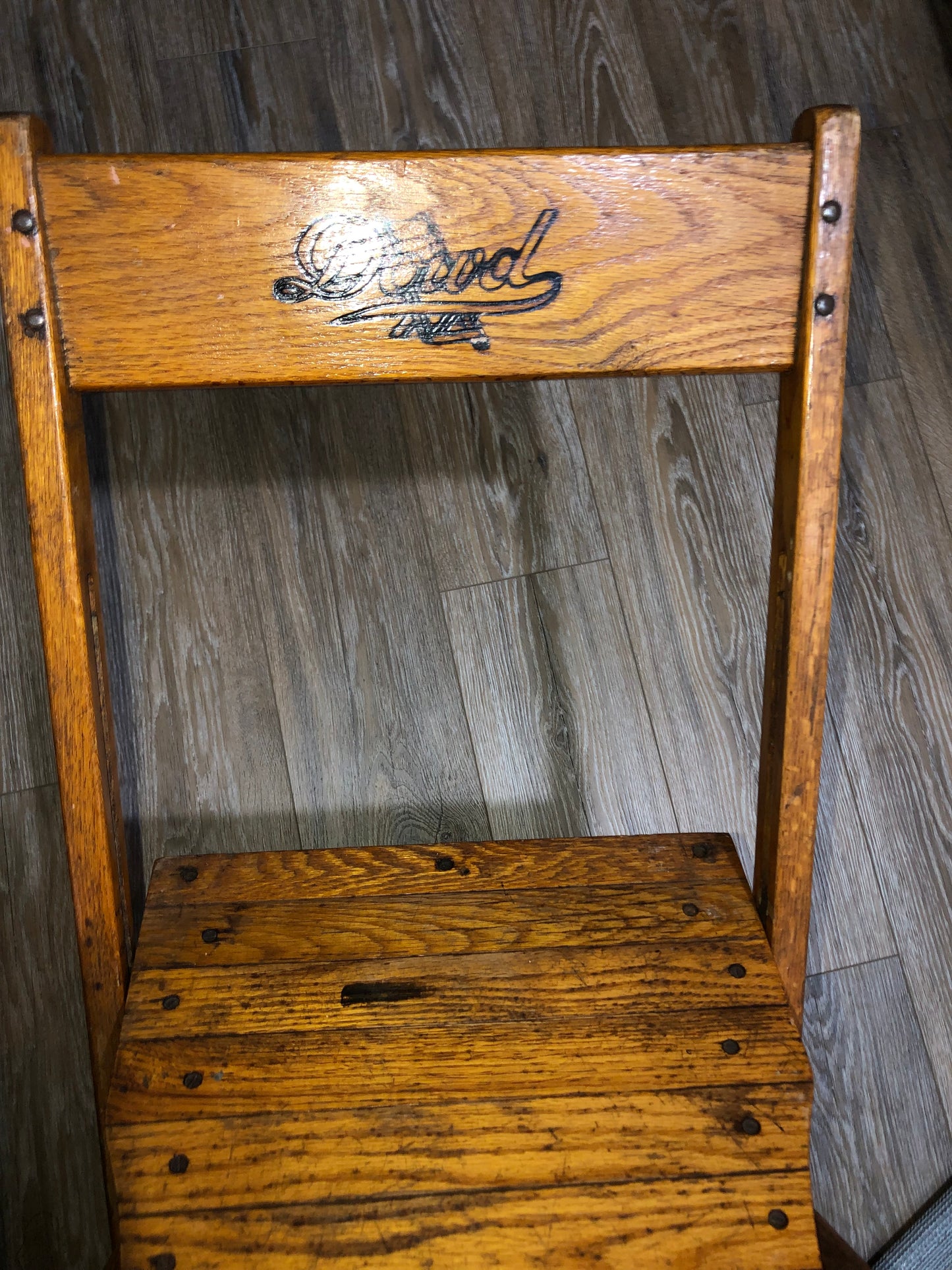 Antique DOWD folding chair (priced individually)