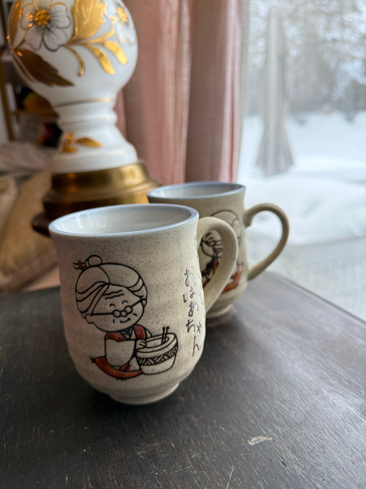 PAIR of Grandma & Grandpa mugs