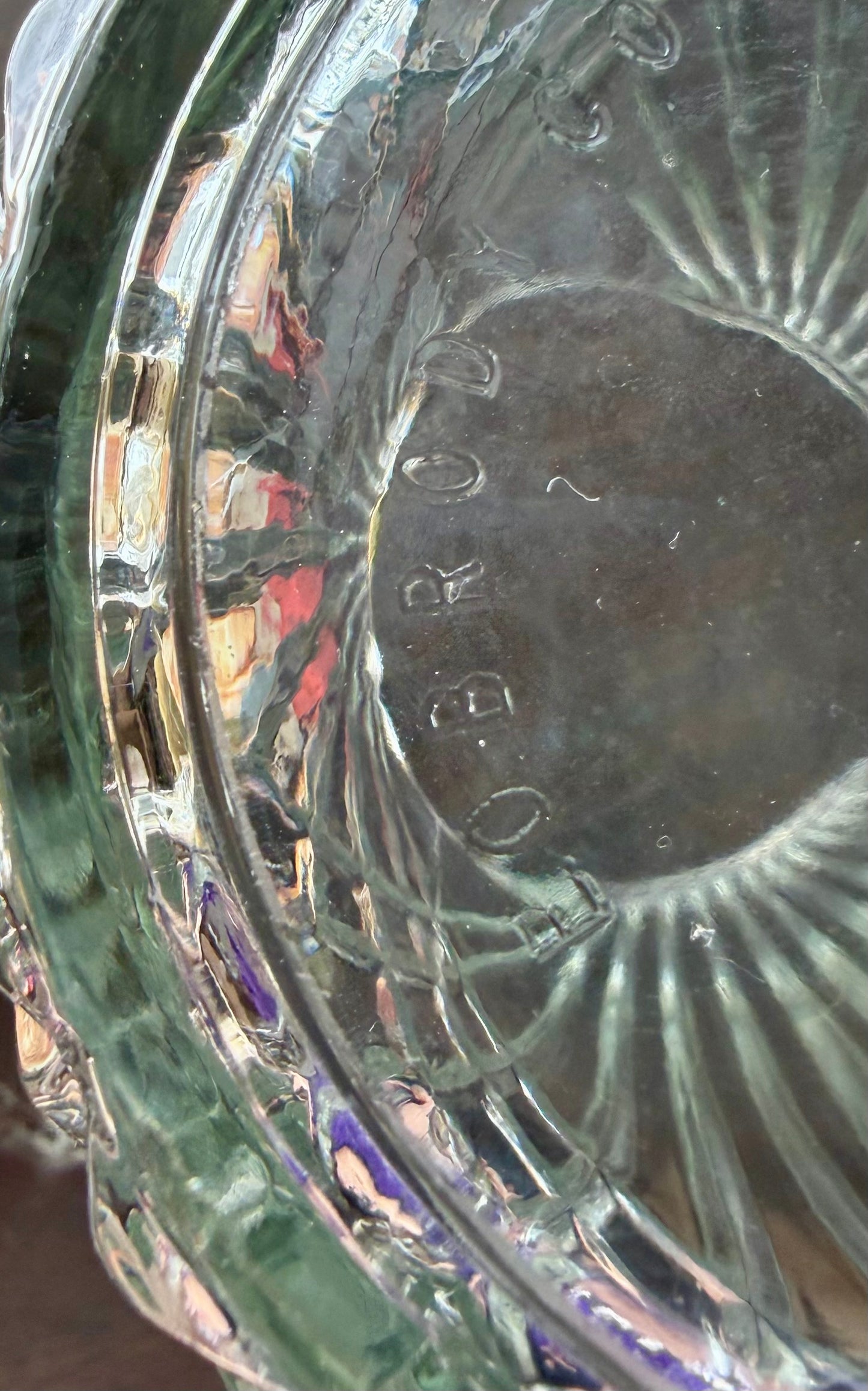 EO Brody Co C928 Vintage Empire Vase Clear Glass Regal Luxury Collectible 10"