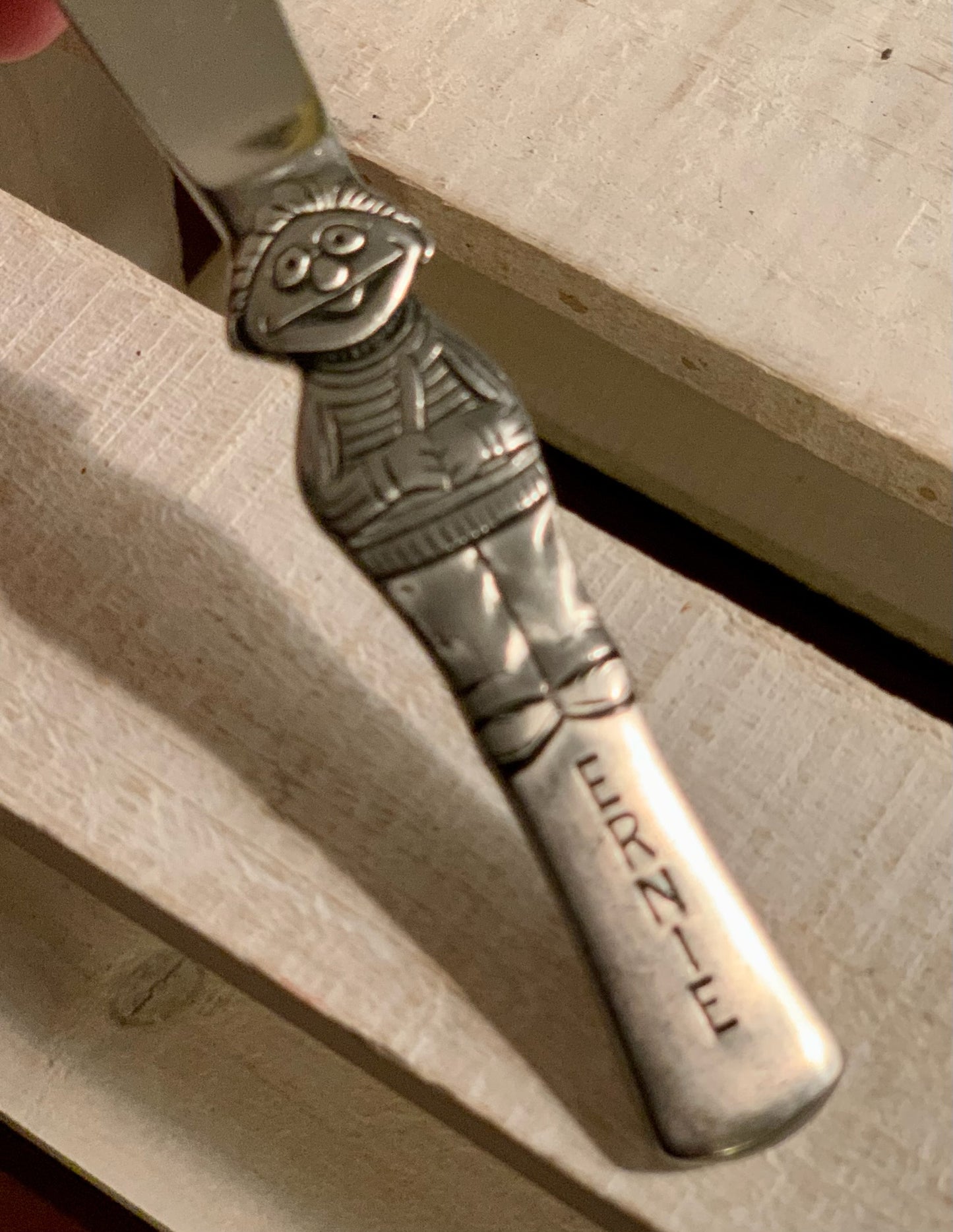 Gorham Vintage Sesame Street Toddler Silverware Ernie knife (OTTV 2356)
