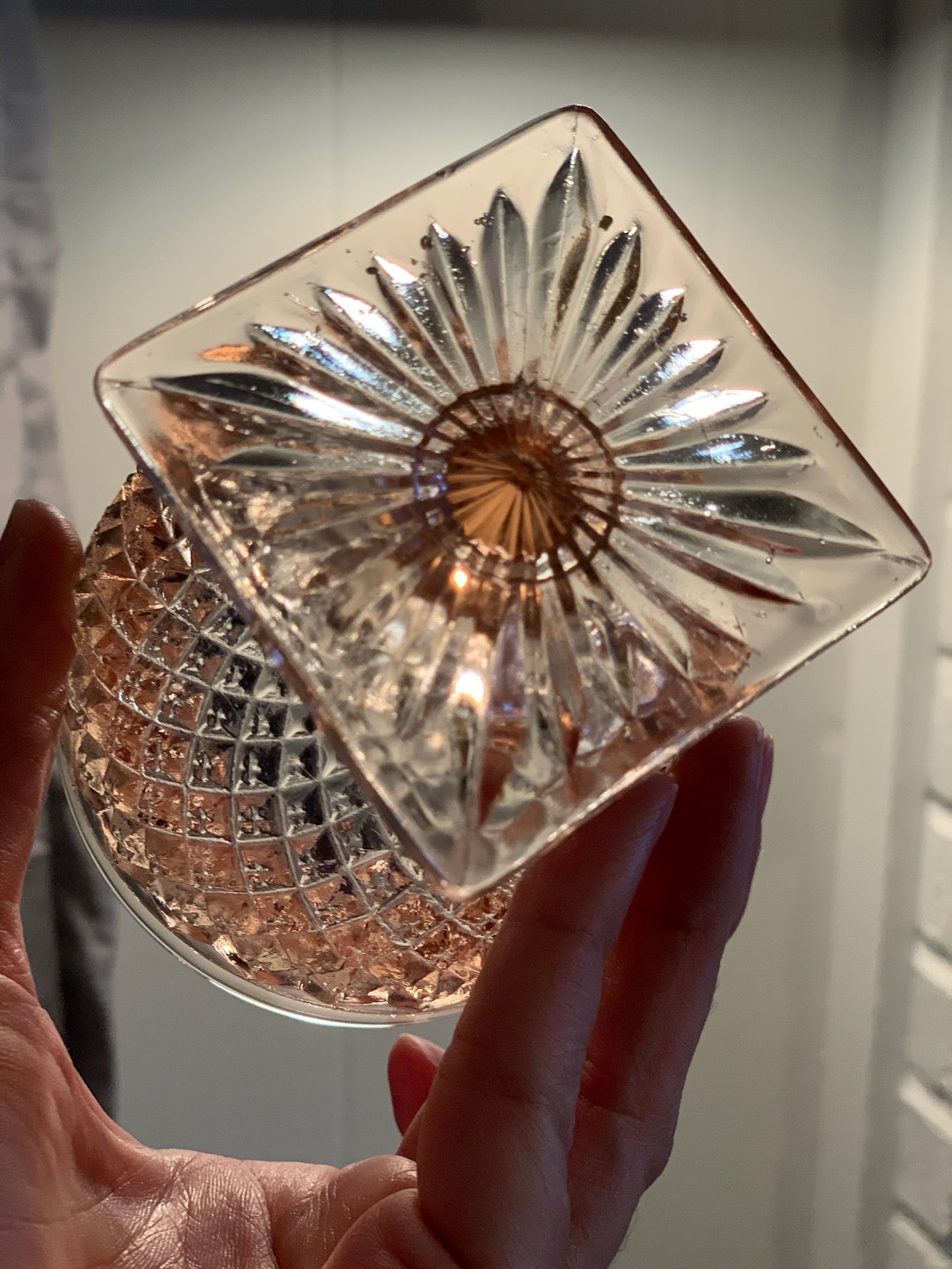 Miss America Pink depression glass sherbet cups / champagne coupe glasses (OTTV 1429) priced individually