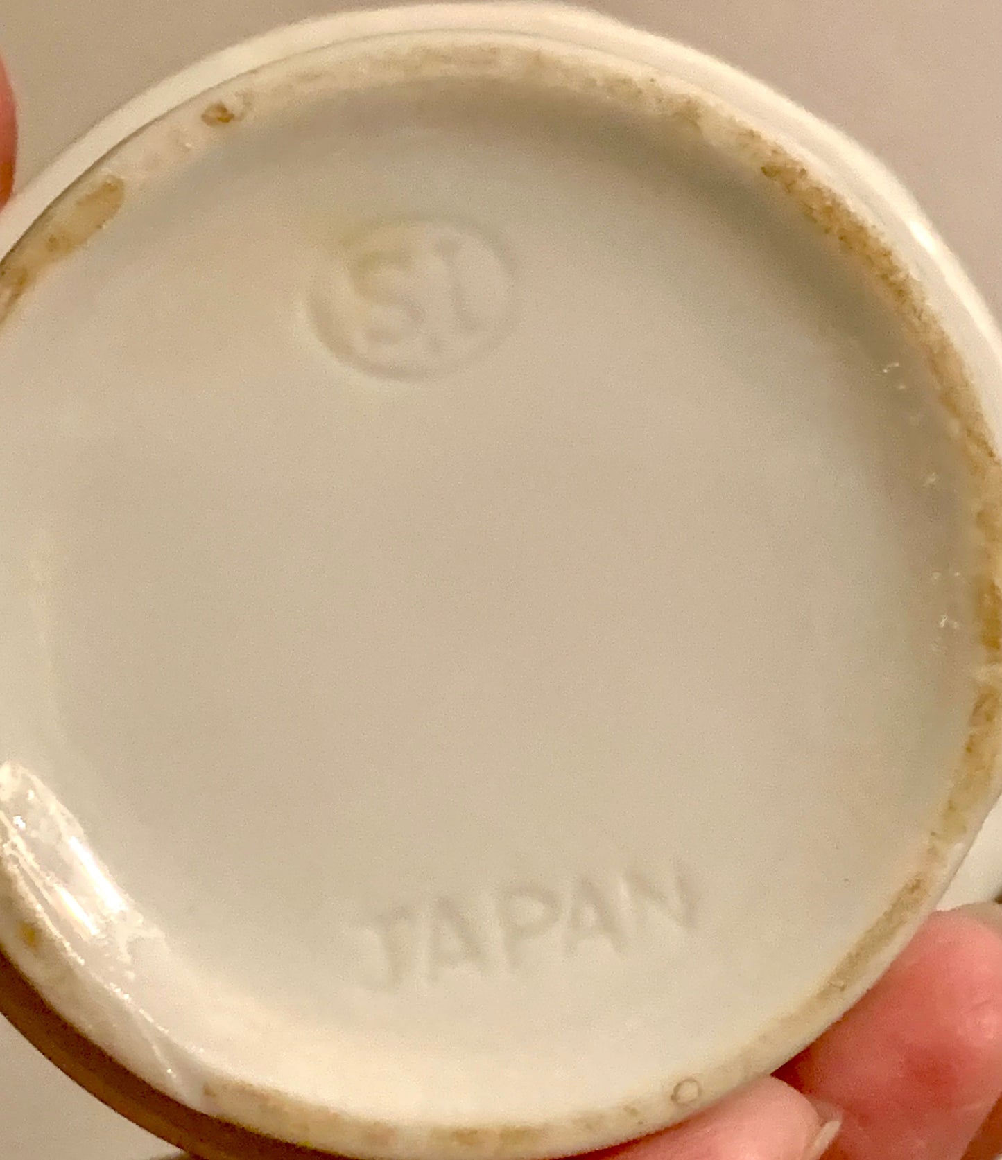 PAIR Vintage stacking Rainbow with rainbow and blue & White flowers Coffee Mugs (OTTV 2408.3)