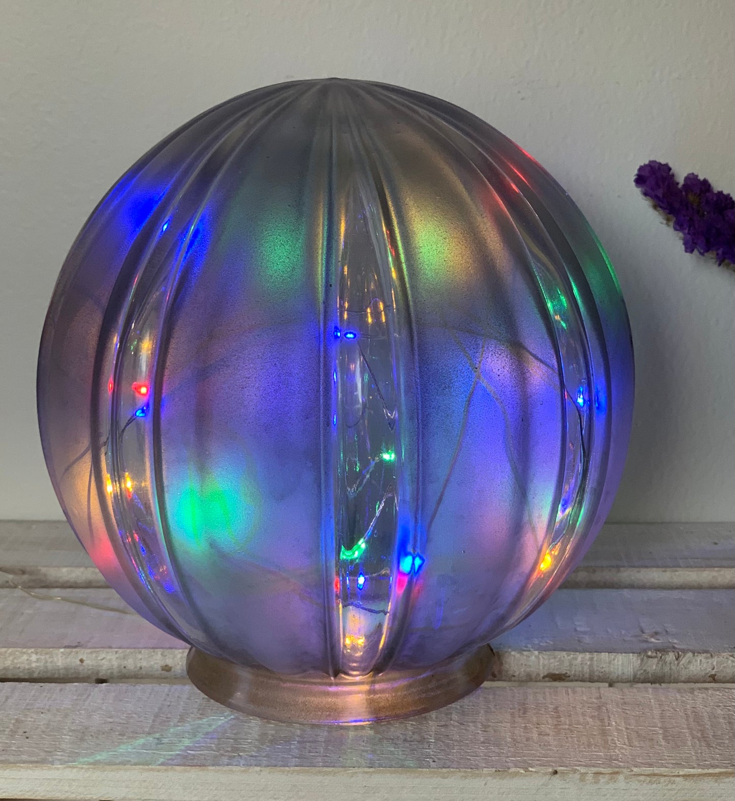 Vintage frosted glass round lamp shade (OTTV 2914.7)