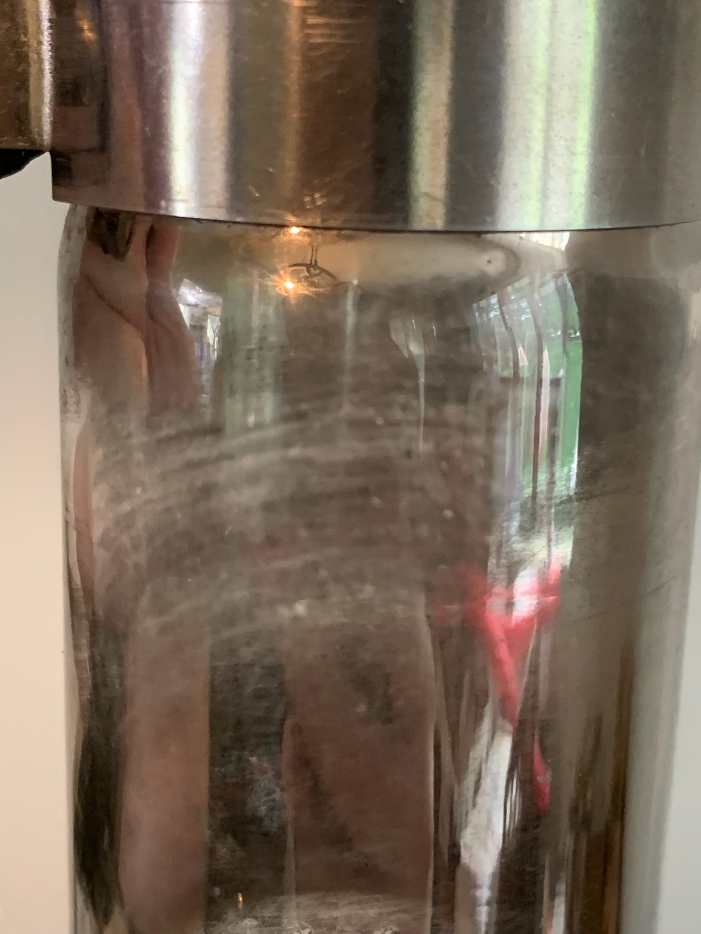 Inland Glass Large Carafe and IN BOX set of 4 Carafettes with original coasters & Stoppers - priced individually