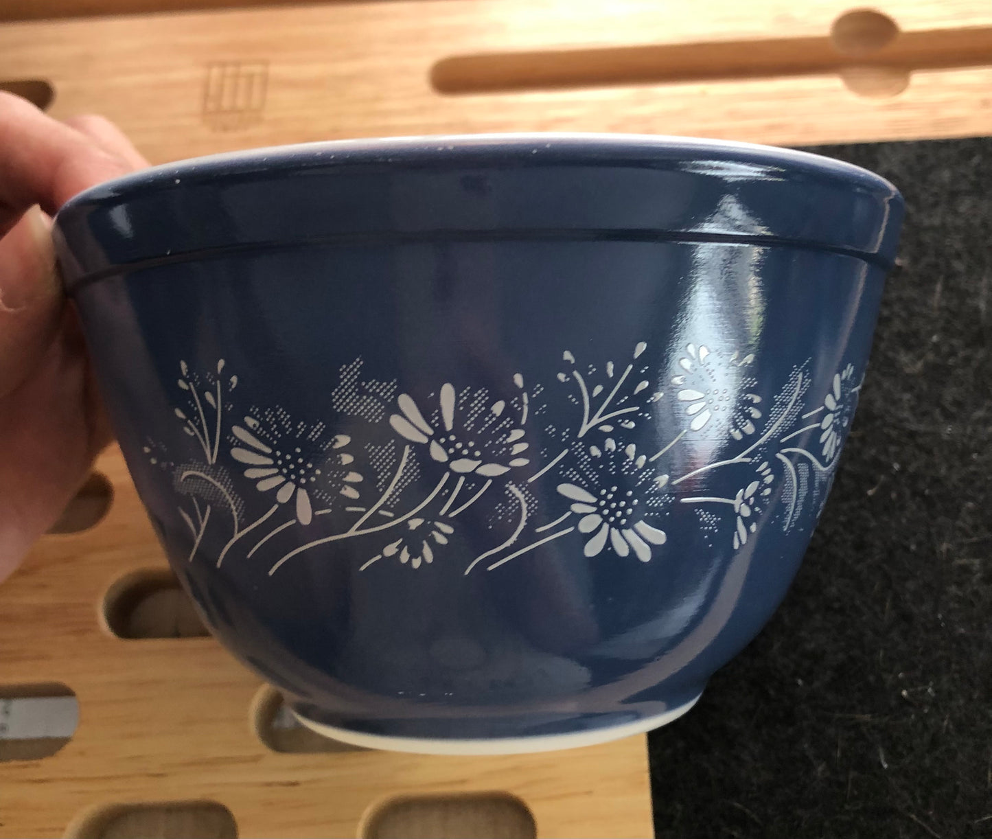 Colonial Mist Mixing Bowl 401 402 403 stack