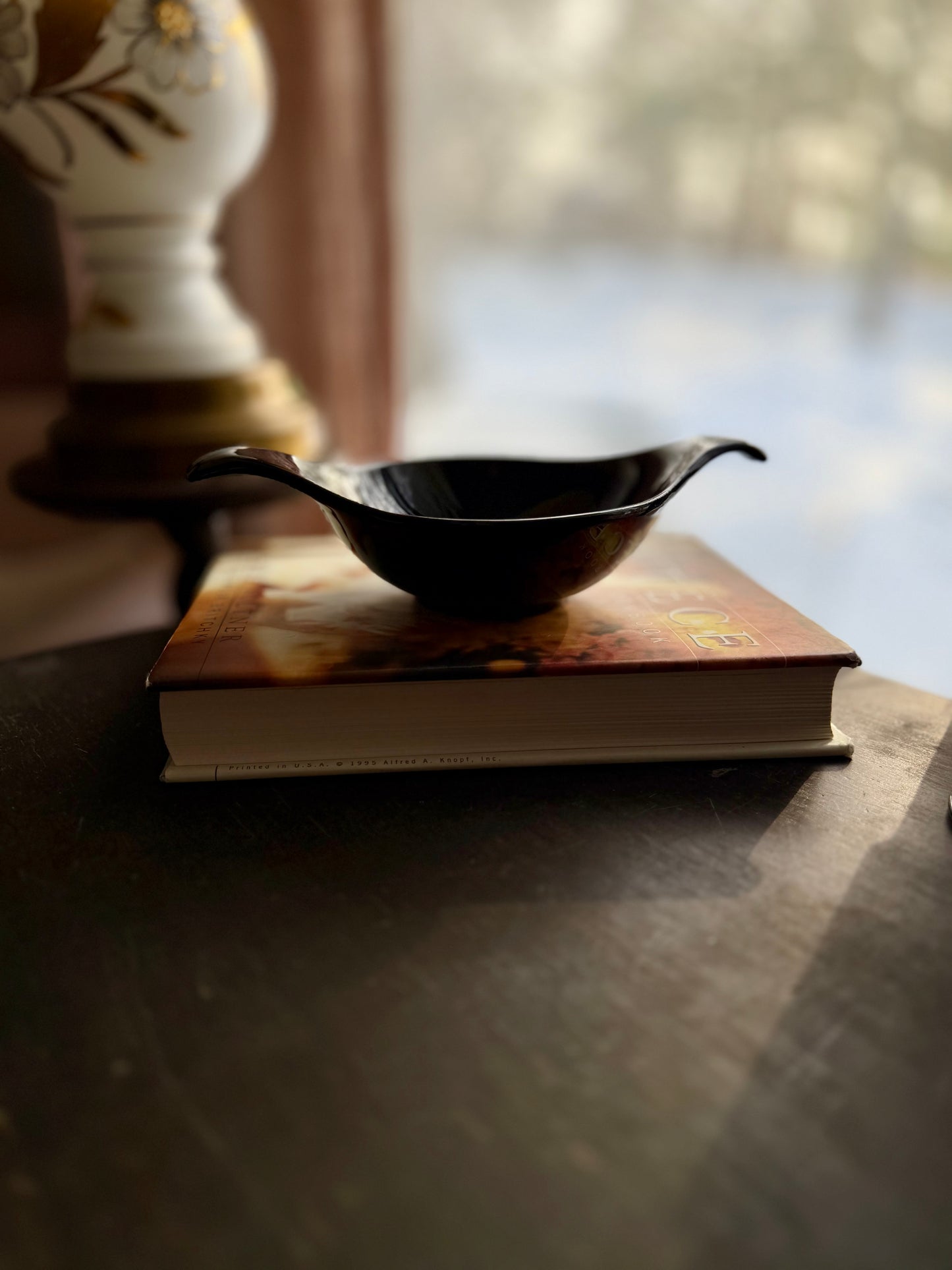 Black MCM Pottery Dish