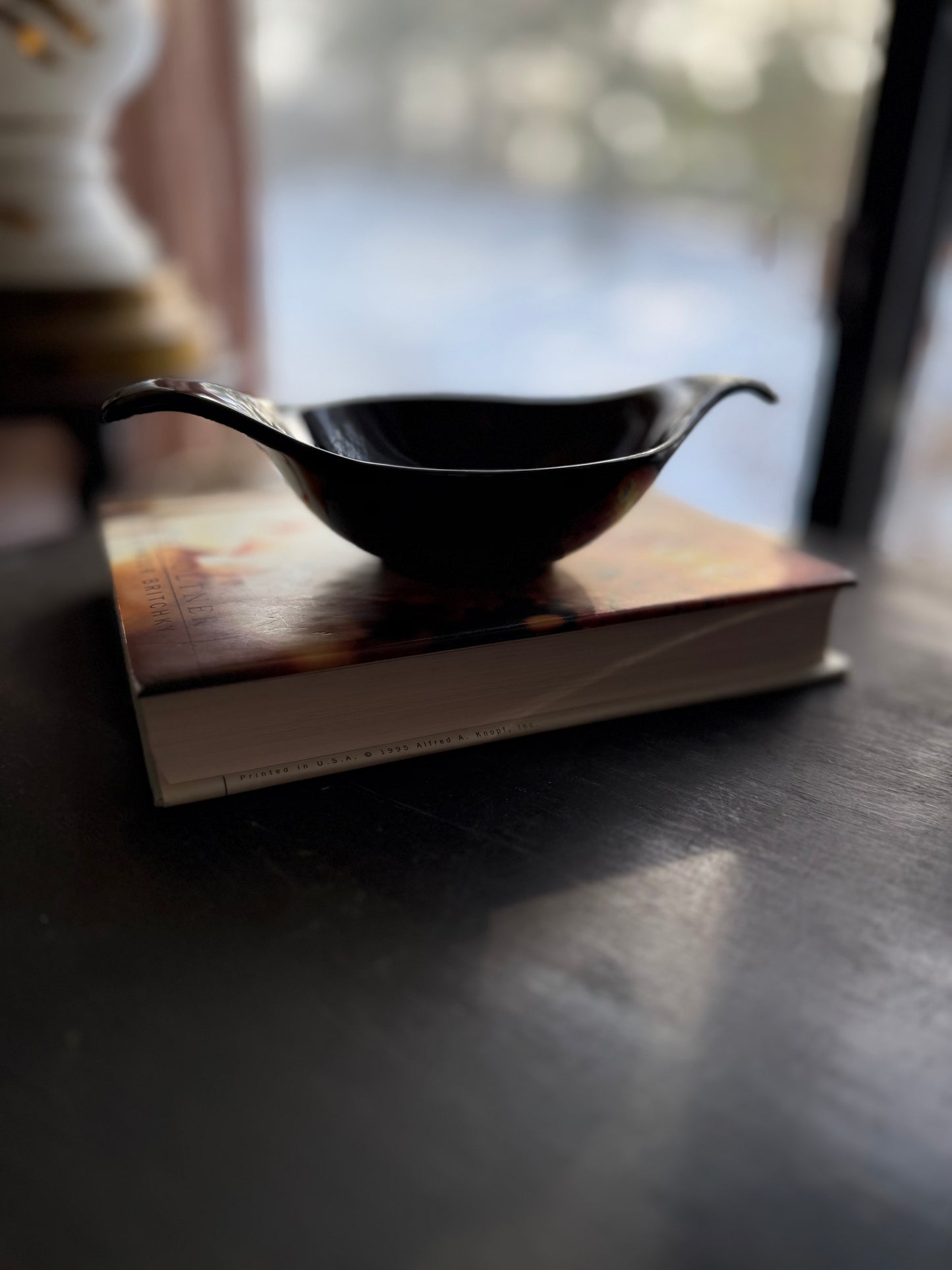 Black MCM Pottery Dish