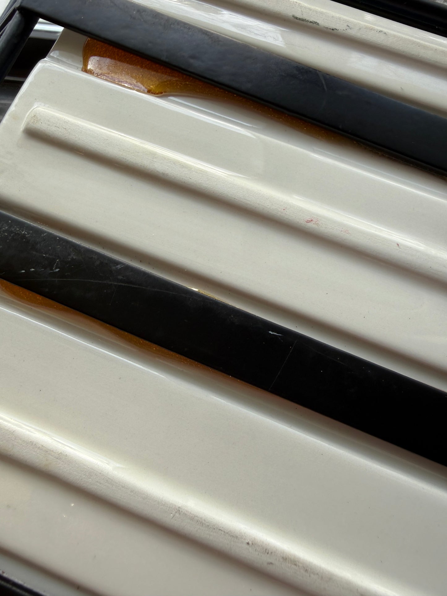 Fitz & Floyd Ricamo Collection Ceramic Rooster Tile Tray