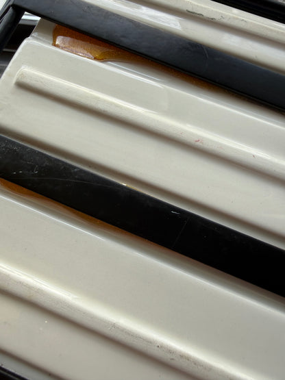 Fitz & Floyd Ricamo Collection Ceramic Rooster Tile Tray