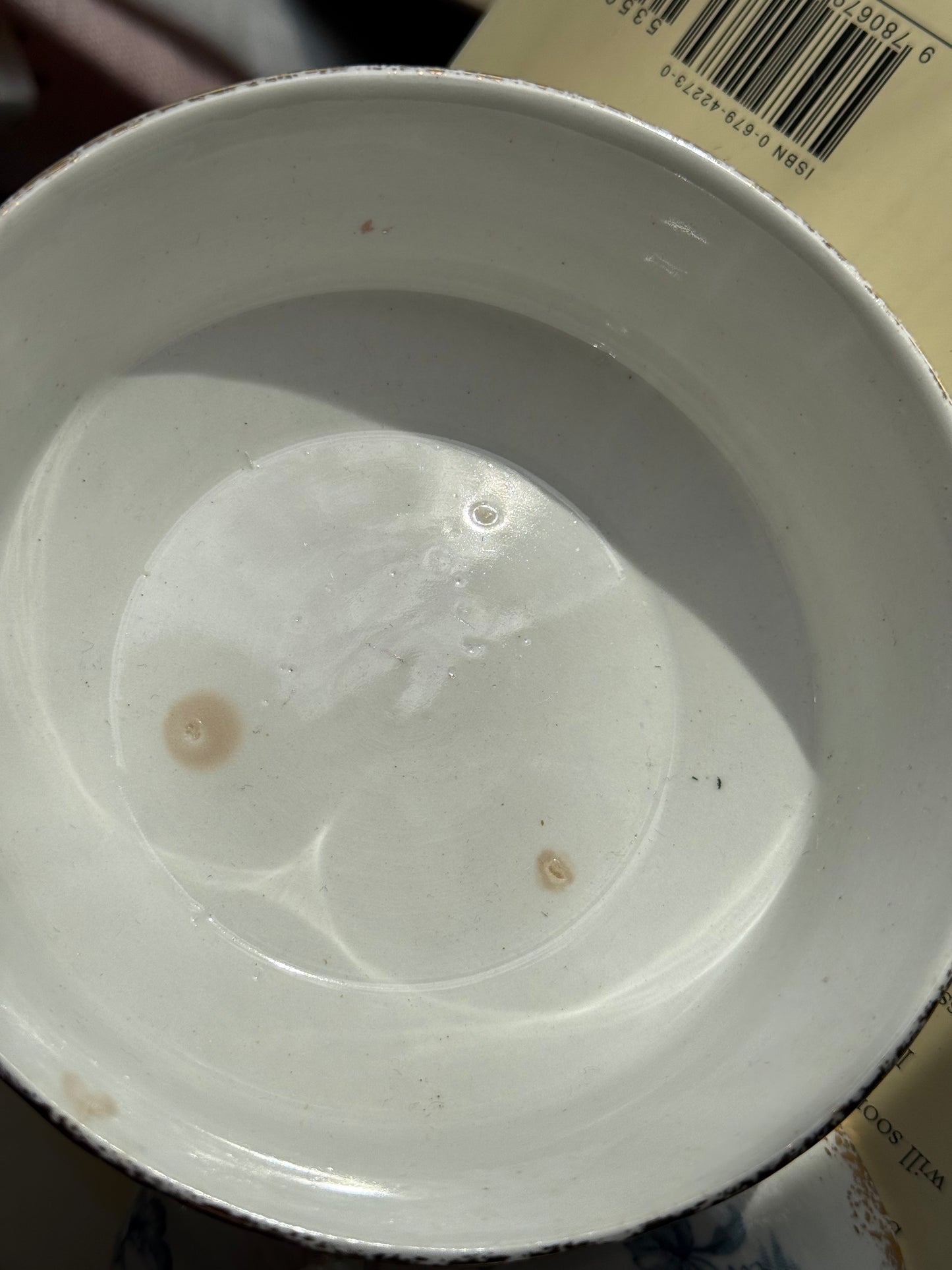 Antique Primula covered soap dish by Dunn Bennett & Co