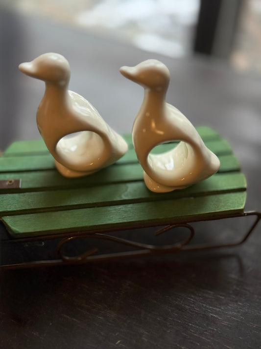 Ceramic Duck Napkin Holder - Sold in pairs (6 pairs available)