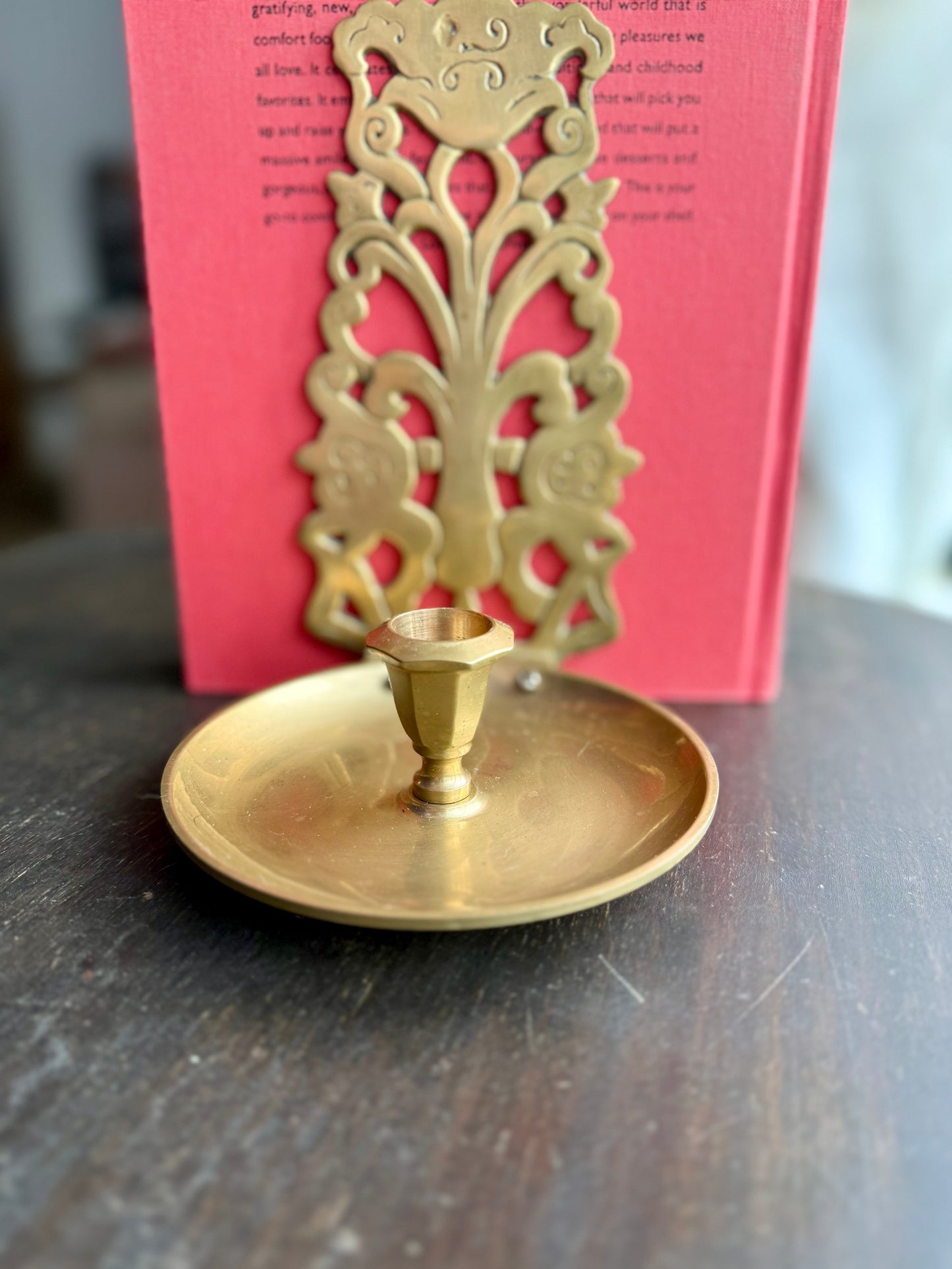 PAIR Brass Sconces / bookends