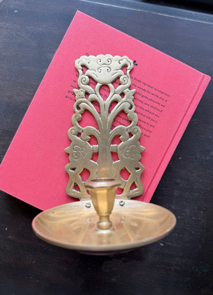 PAIR Brass Sconces / bookends