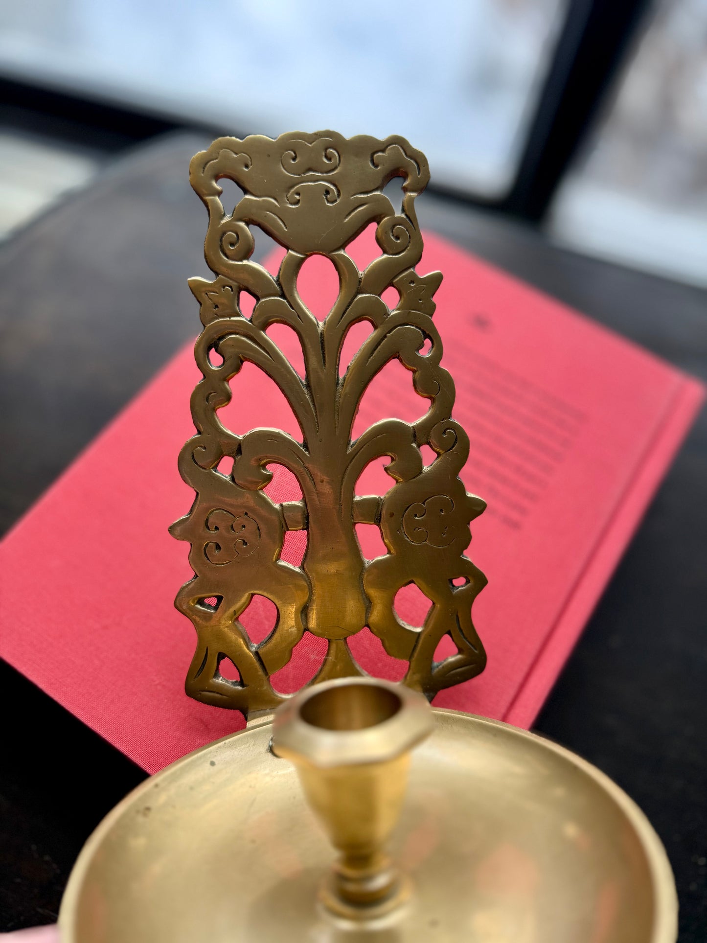 PAIR Brass Sconces / bookends