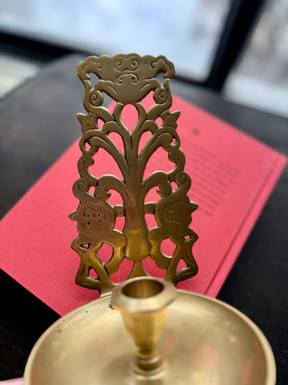 PAIR Brass Sconces / bookends