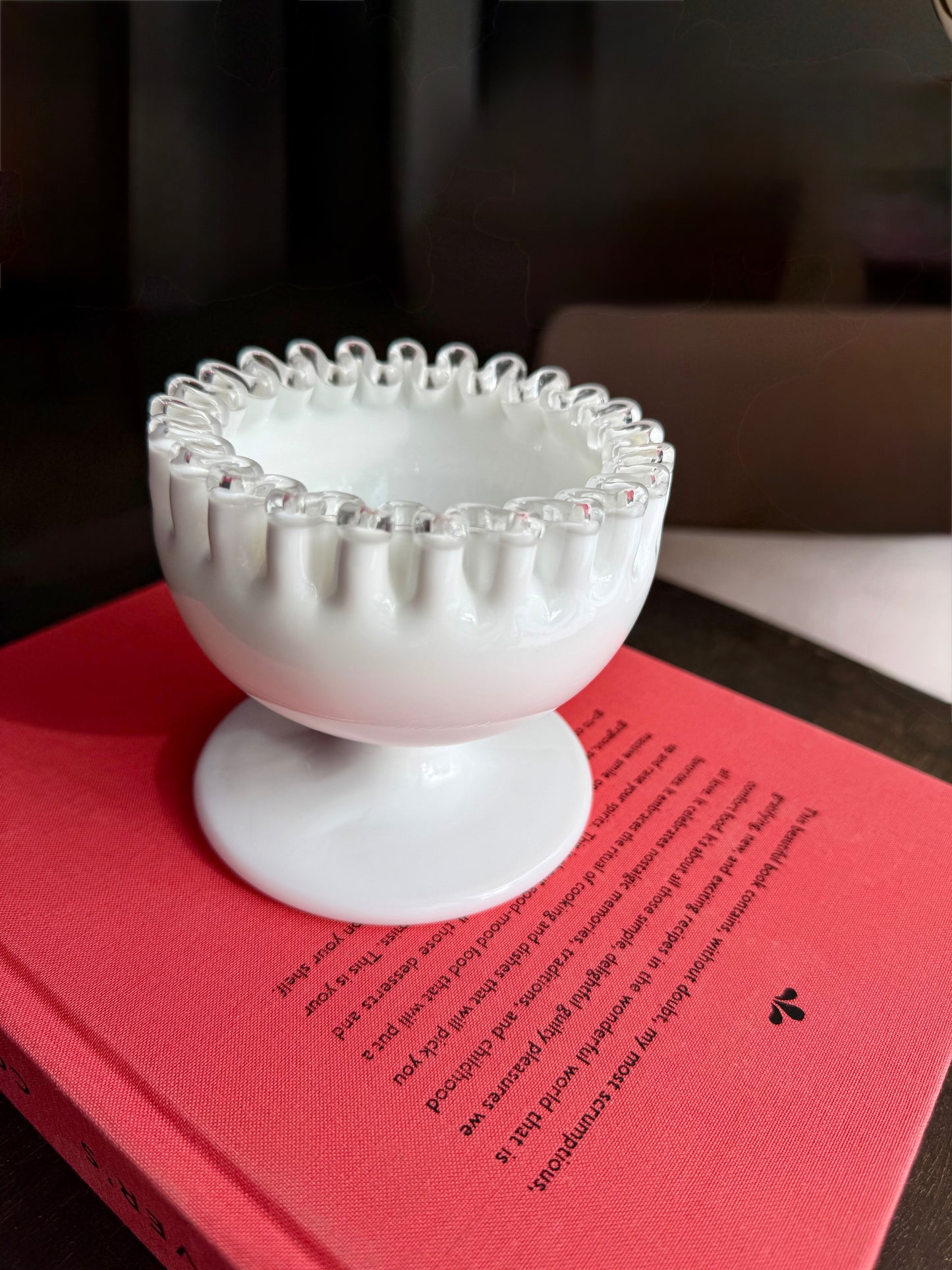 Fenton Silver Crest SET, chip & Dip or Shrimp & sauce set