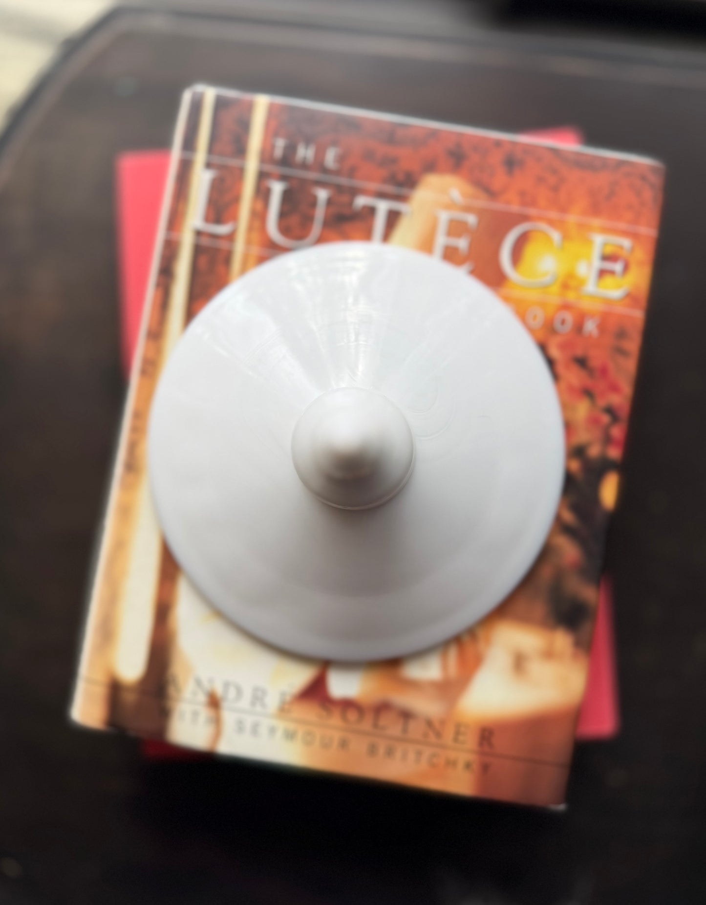 Fenton Silver Crest lidded large pedestal candy dish with pointed finial 10"