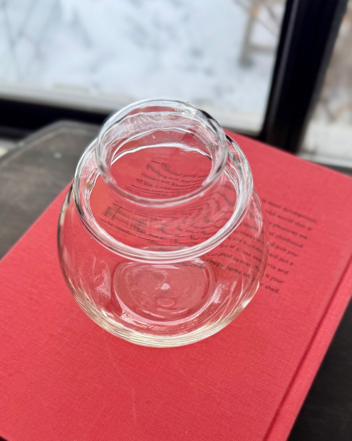 Bormioli Rocco sugar bowl made in italy Round Apothecary Canister Jar with Bulb Lid