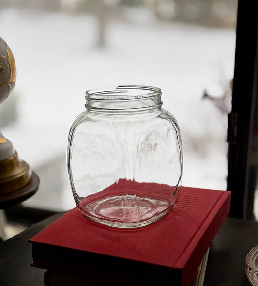 Brockway Glass Co Counter Jar