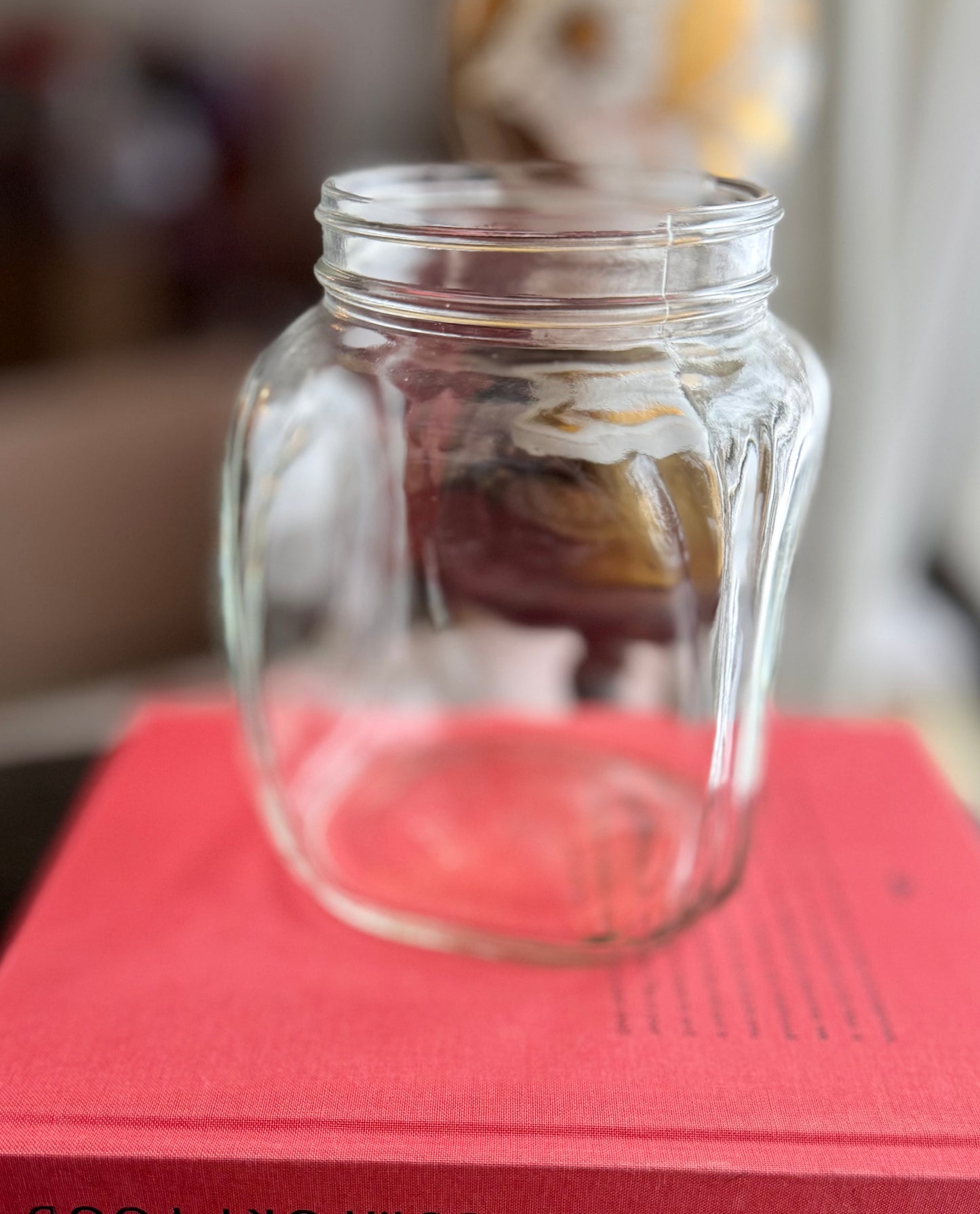 Brockway Glass Co Counter Jar