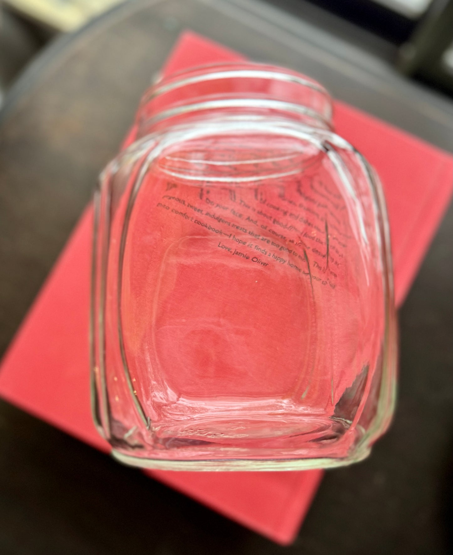 Brockway Glass Co Counter Jar