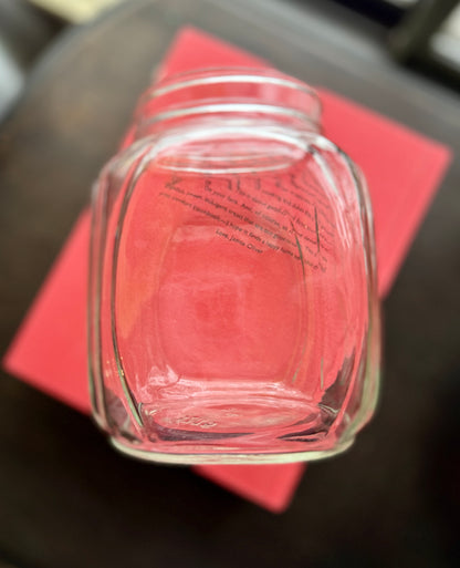 Brockway Glass Co Counter Jar