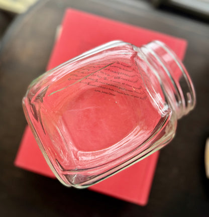 Brockway Glass Co Counter Jar