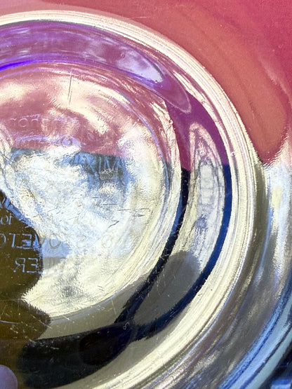 Anchor Hocking Cobalt Blue nesting mixing bowl set 3 bowls