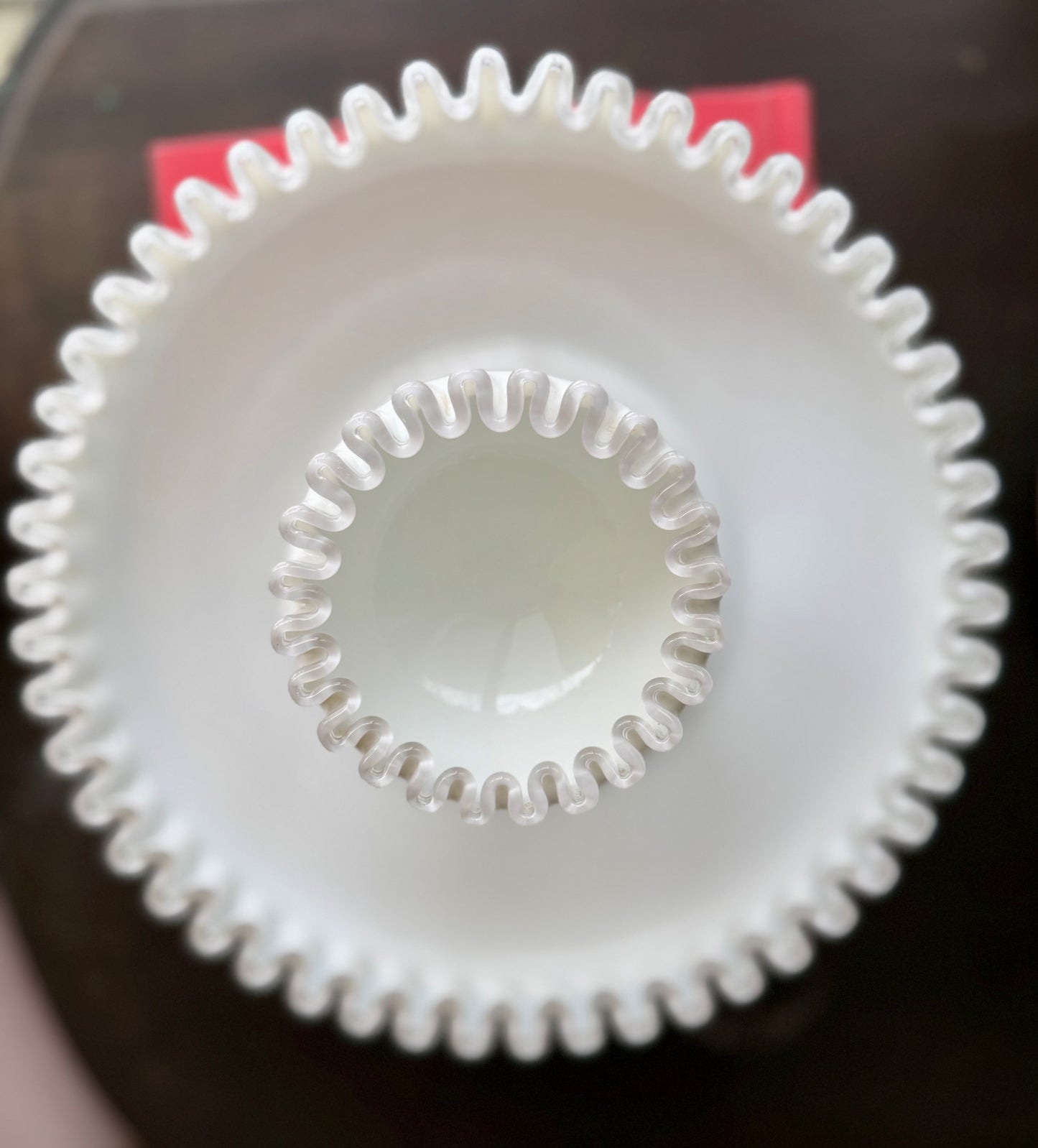 Fenton Silver Crest SET, chip & Dip or Shrimp & sauce set