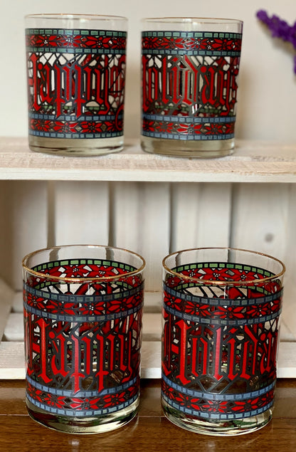 Houze Holiday whiskey glasses (OTTV 2910)