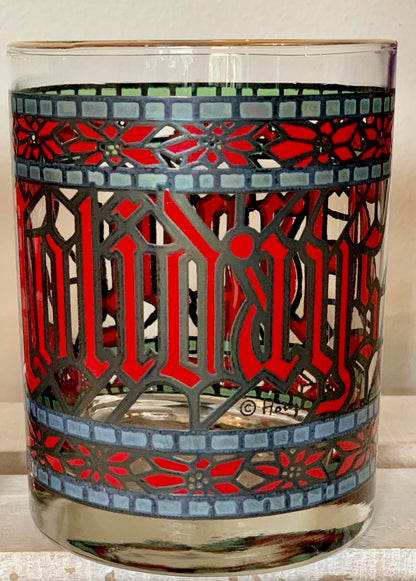 Houze Holiday whiskey glasses (OTTV 2910)