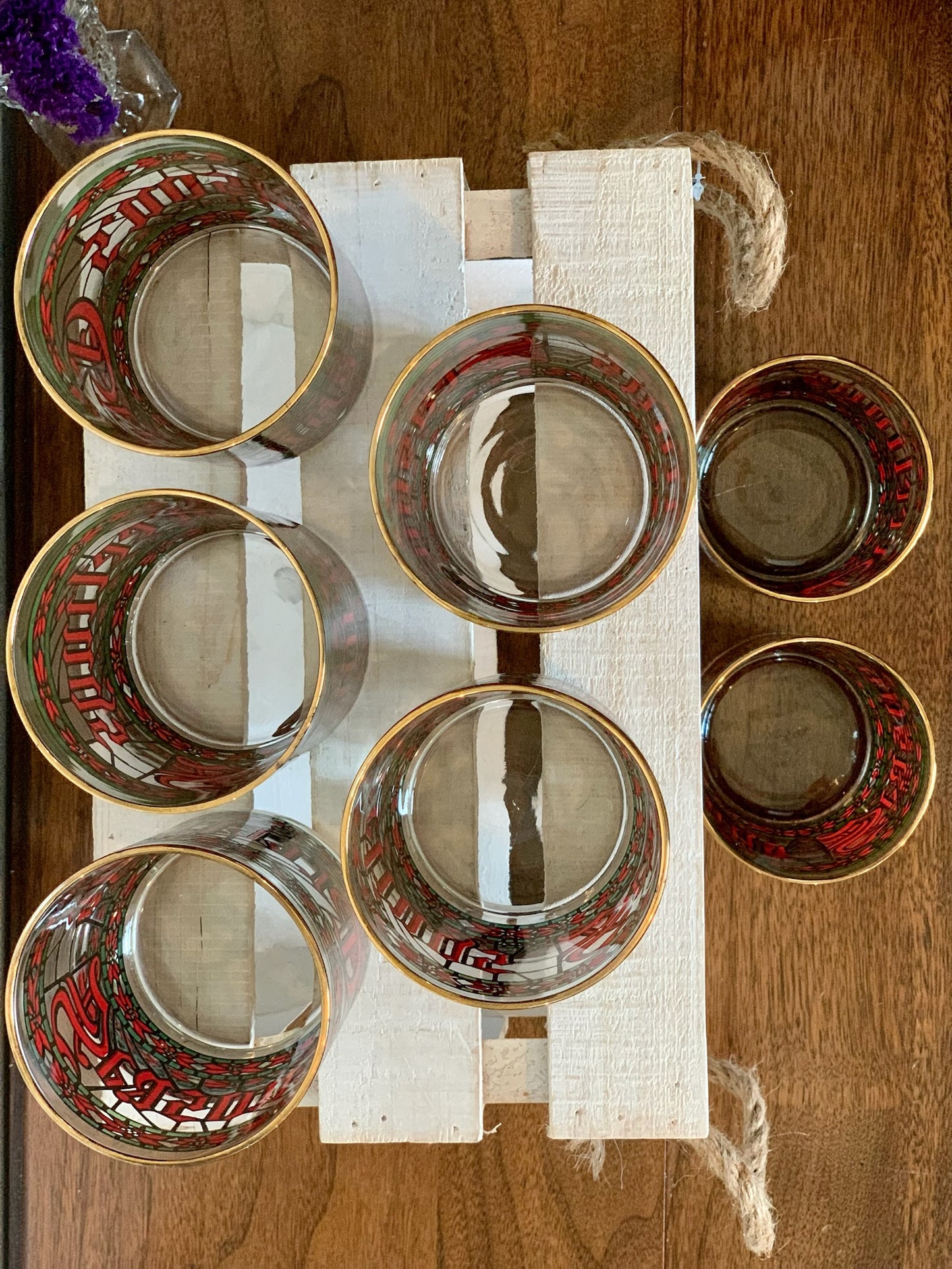 Houze Holiday whiskey glasses (OTTV 2910)