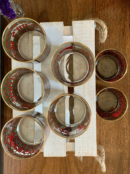 Houze Holiday whiskey glasses (OTTV 2910)