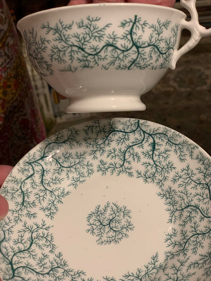 Seaweed pattern saucers 4 available  priced individually (OTTV 3326.3)