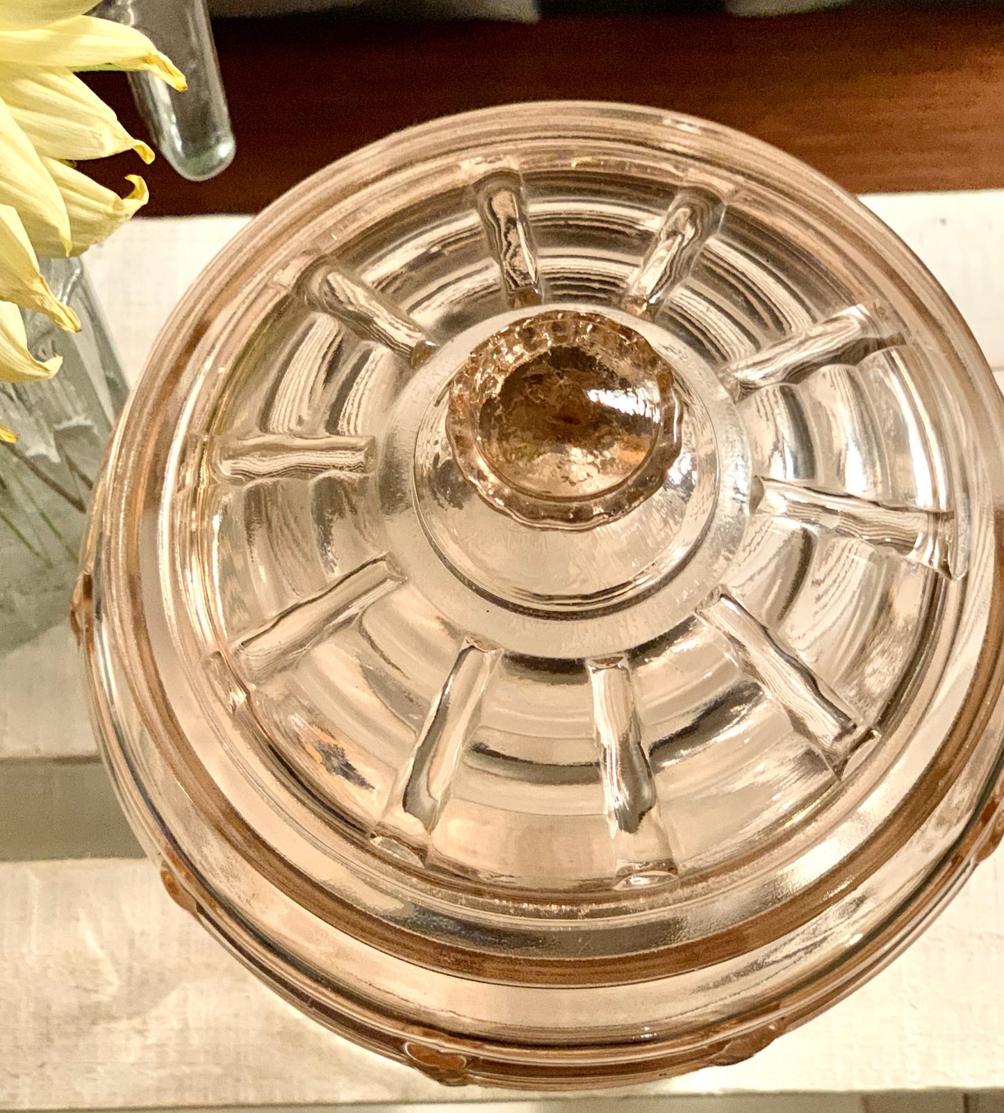 Pink Biscuit jar with Lid (OTTV 1451 1816.7) Priced individually