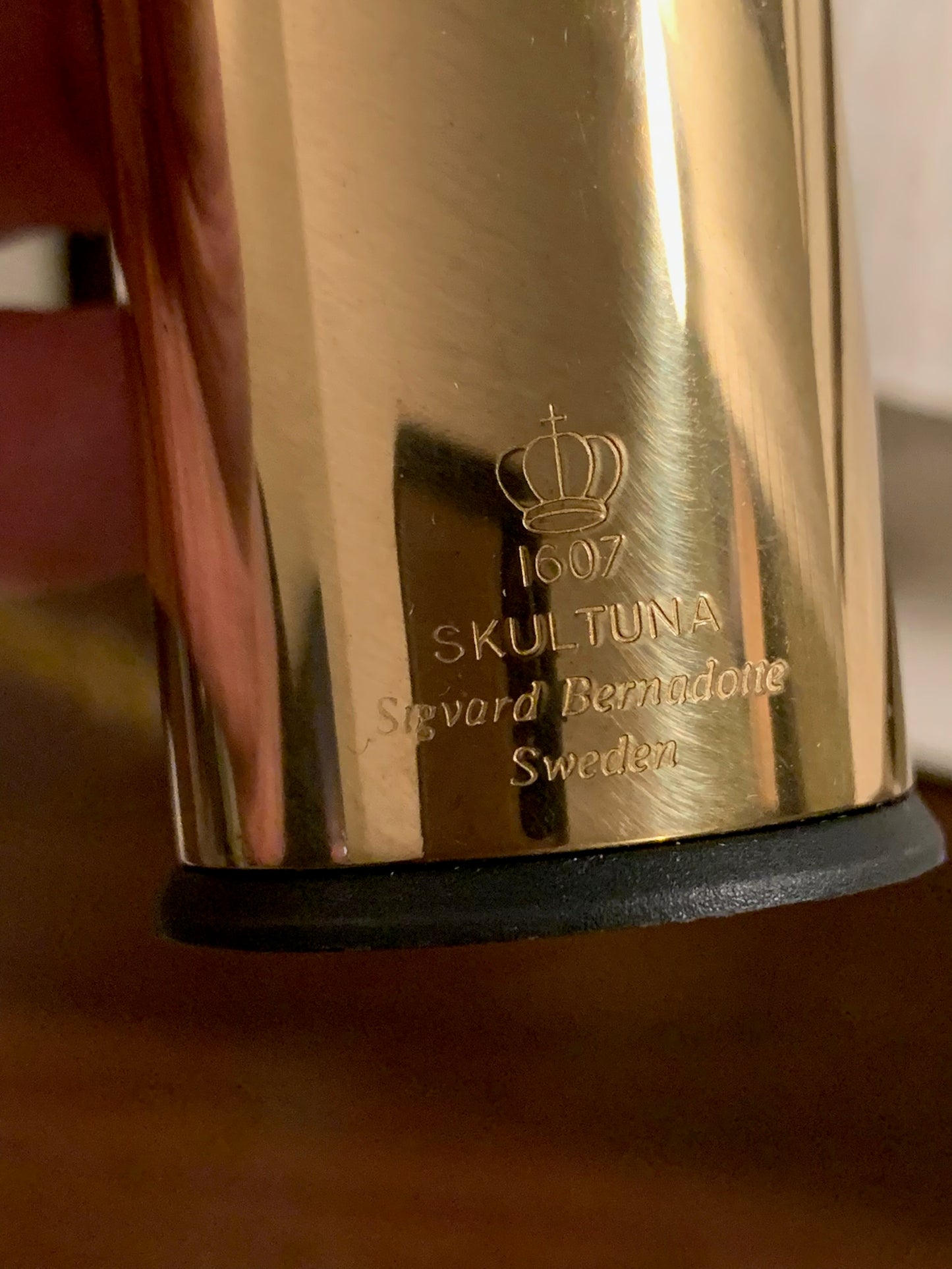 Sigvard Bernadotte Skultuna Messingsbruk salt & pepper set In original Box (OTTV 1983.2)