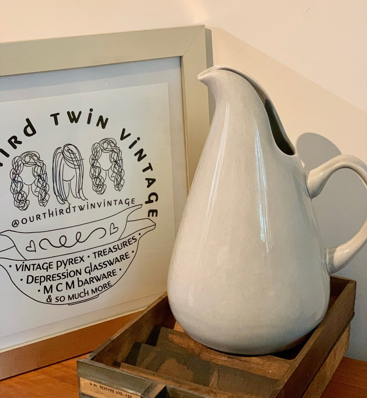 Russel Wright Gray (Priced individually) pitcher, creamer & Sugar, salt & Pepper shakers