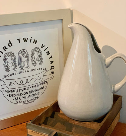 Russel Wright Gray (Priced individually) pitcher, creamer & Sugar, salt & Pepper shakers