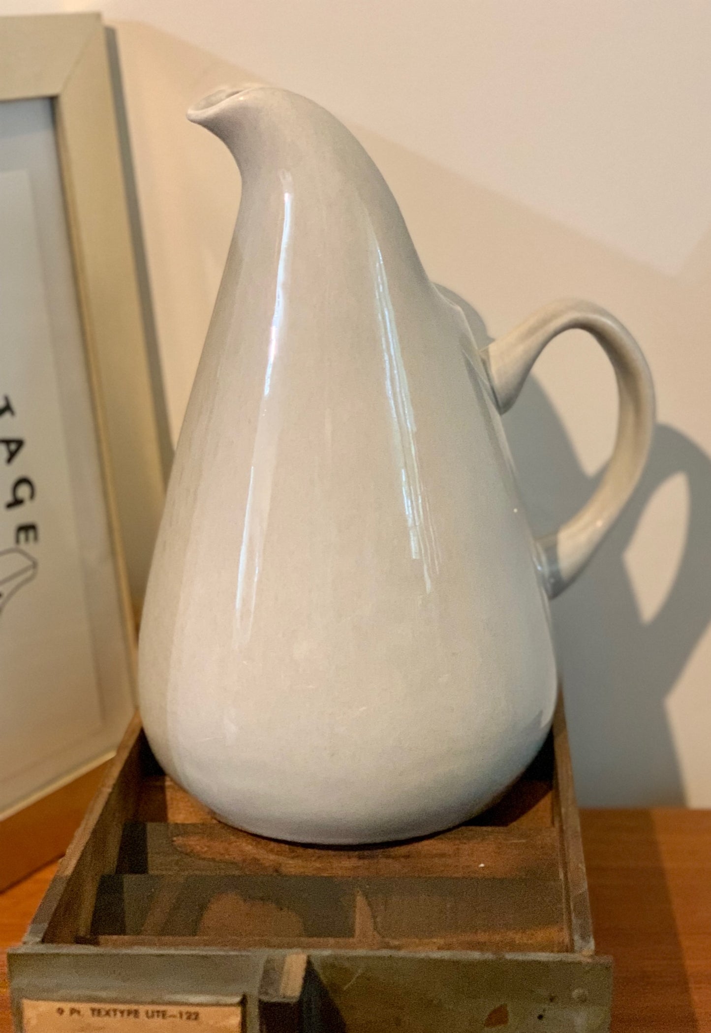 Russel Wright Gray (Priced individually) pitcher, creamer & Sugar, salt & Pepper shakers