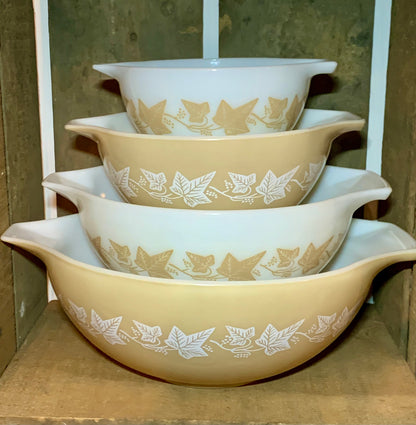 Pyrex Sandalwood Cinderella stack