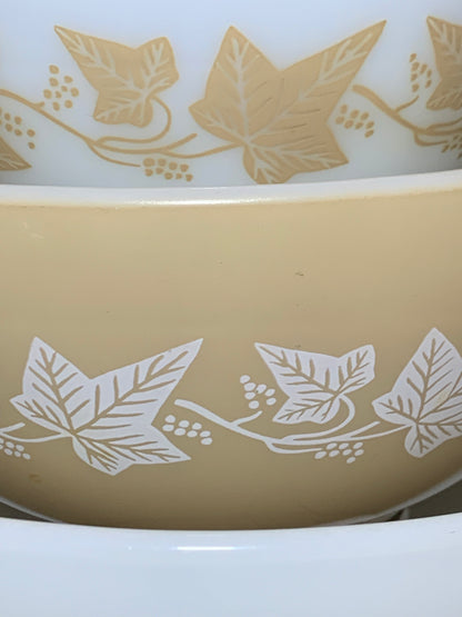 Pyrex Sandalwood Cinderella stack