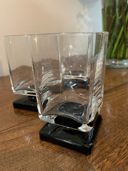Square Pedestal beverage glasses - priced individually
