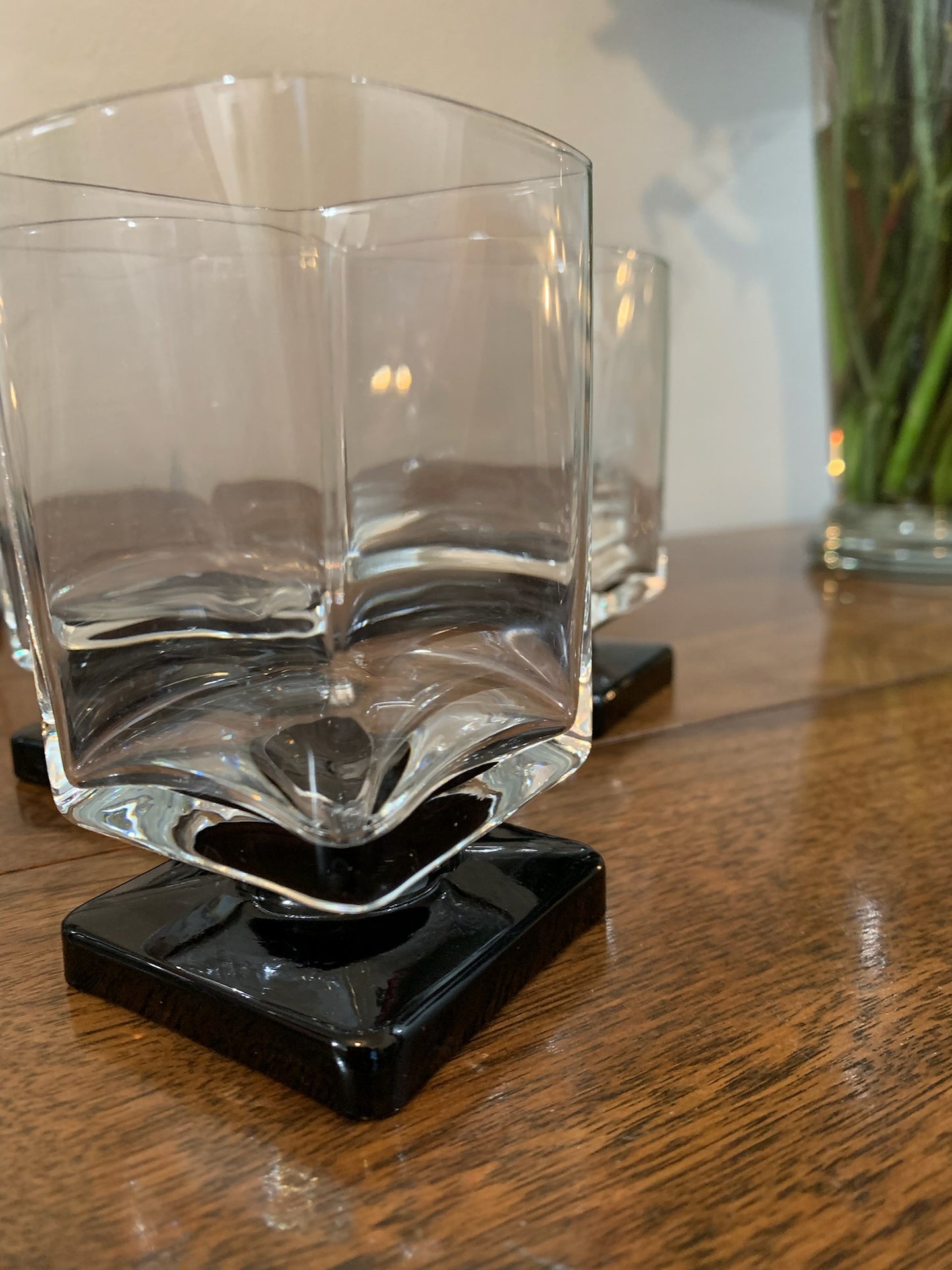 Square Pedestal beverage glasses - priced individually