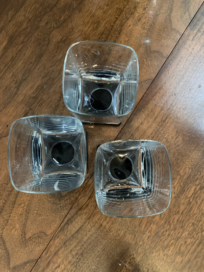 Square Pedestal beverage glasses - priced individually