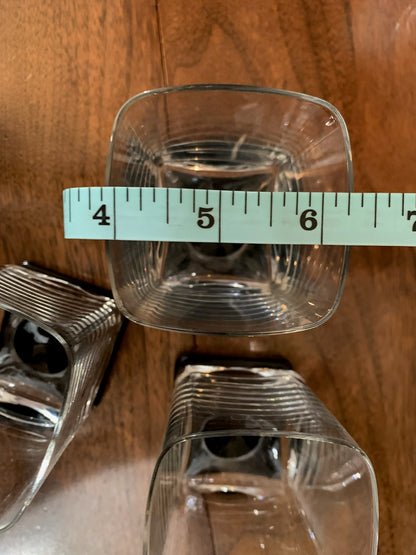 Square Pedestal beverage glasses - priced individually