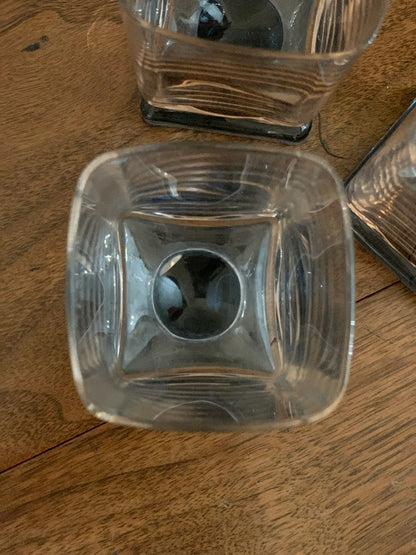 Square Pedestal beverage glasses - priced individually