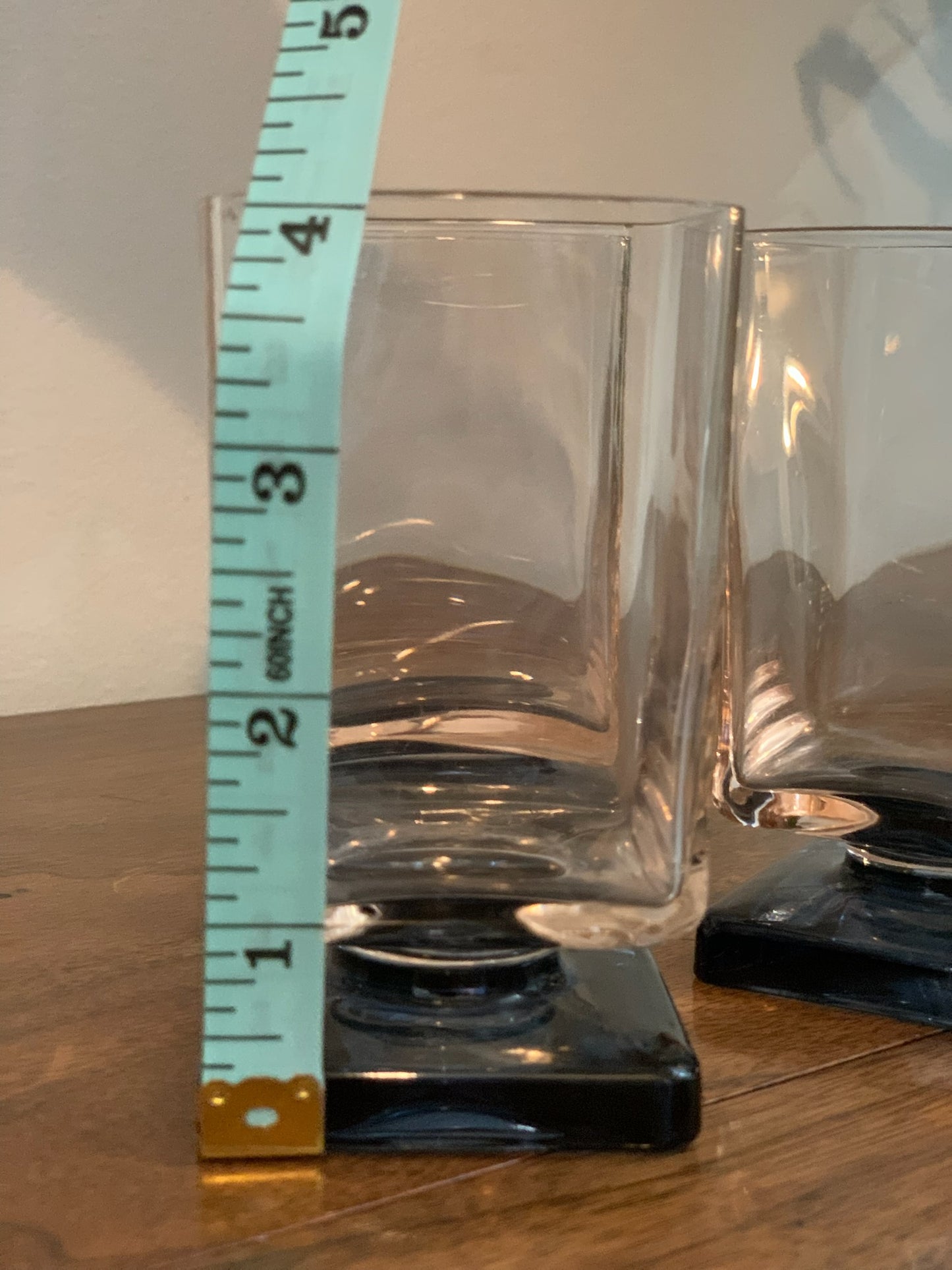 Square Pedestal beverage glasses - priced individually