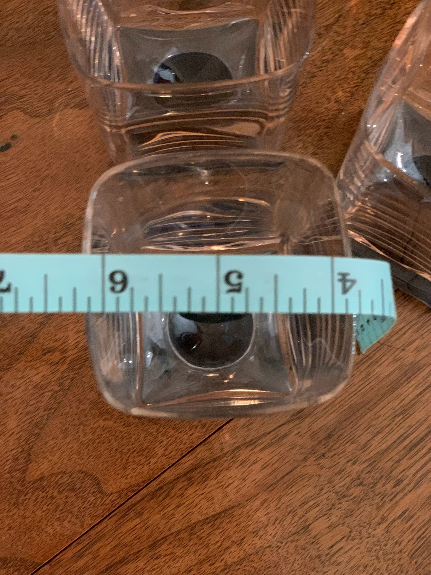 Square Pedestal beverage glasses - priced individually