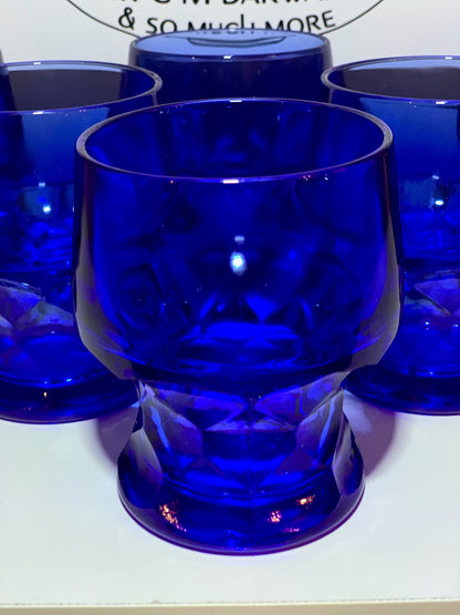 Blue Georgian Goblets set of 6