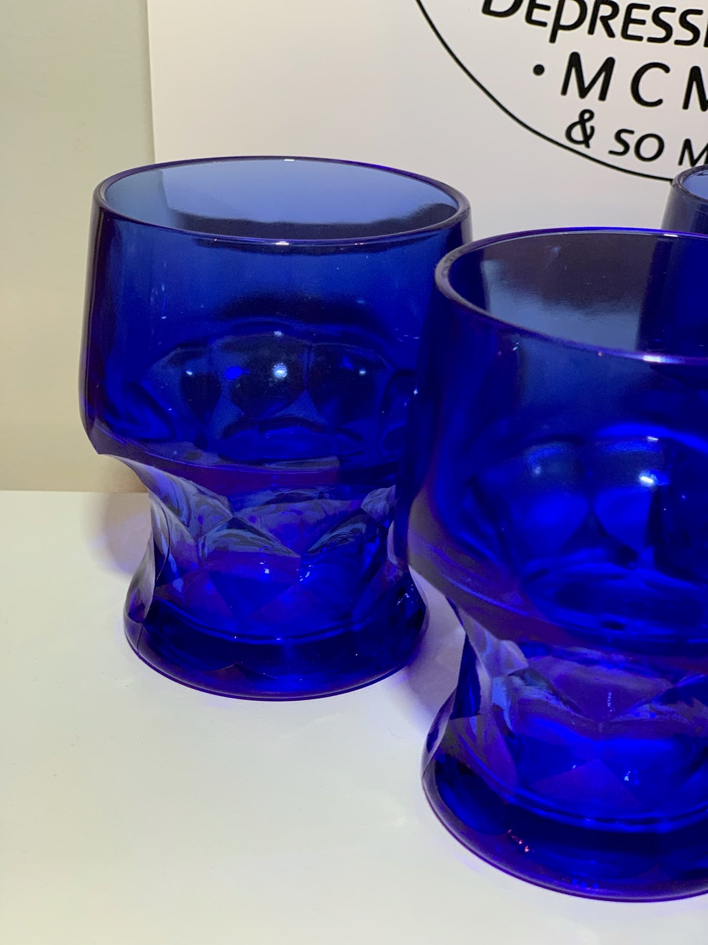 Blue Georgian Goblets set of 6